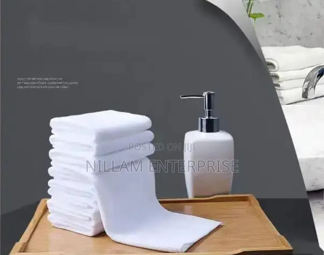 White Hand Towels -3pc