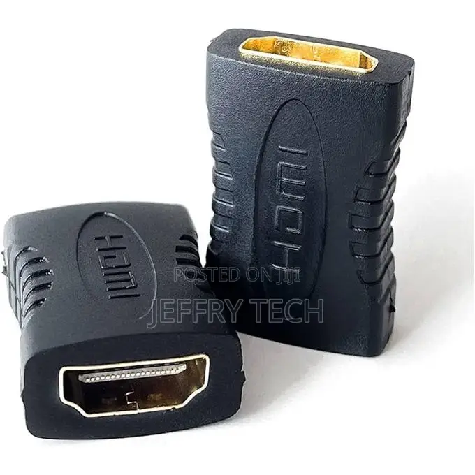 Hdmi Extender Adapter – Female to Female Coupler Connector 2pcs –Black