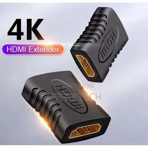 Hdmi Extender Adapter – Female to Female Coupler Connector 2pcs –Black