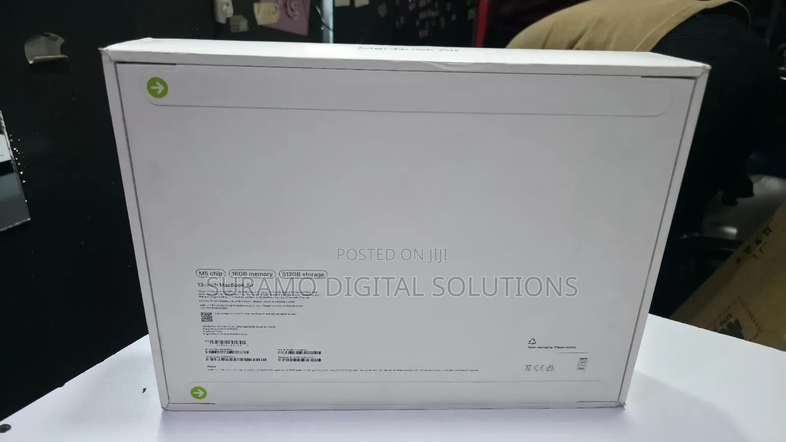New Laptop Apple MacBook Air 2026 M5 16GB Apple M5 SSD 512GB