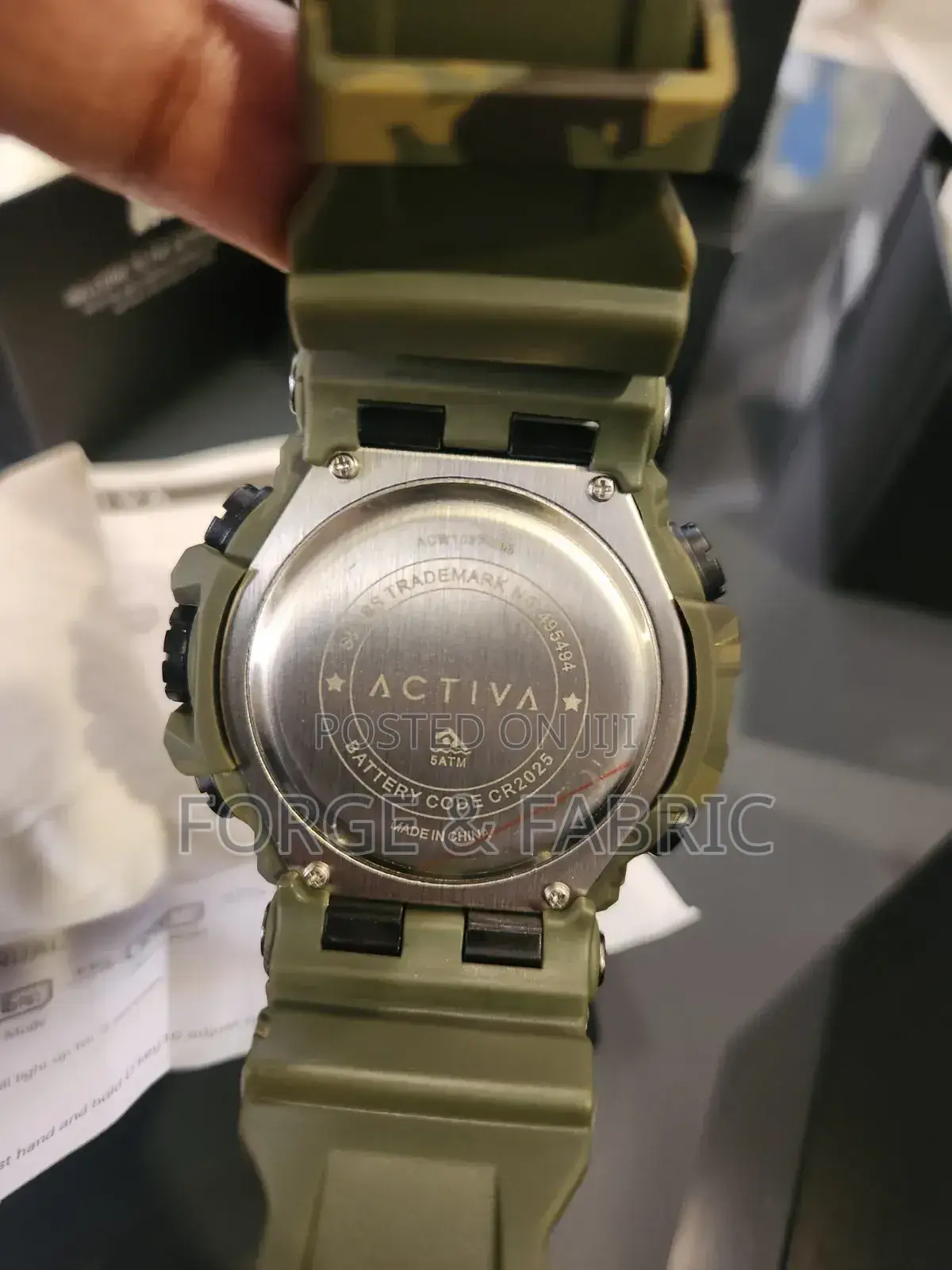 Invicta Blackops Digital Watch Acw1637-004 – 56mm Camo Green