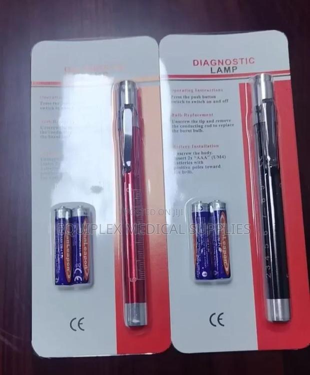 Pen Torch With Batteries (With Disposable Batteries)