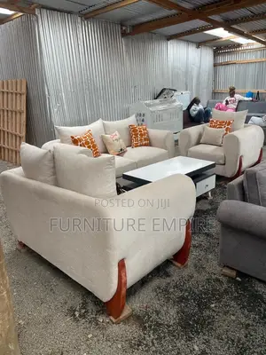 6 Seater 3, 2, 1 Mahogany Sofa Set