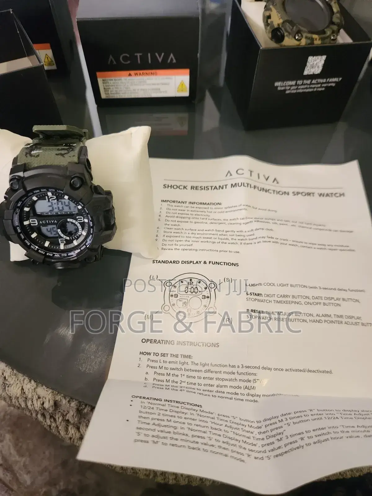 Invicta Black/Green Sport Watch Acw435-004