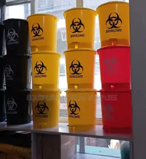10l Biohazard Pedal Bins (Waste Bins)