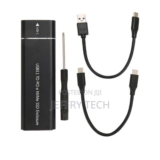 M.2 SSD Enclosure – Usb 3.1/3.0 to M.2 Nvme Sata SSD Adapter Case –