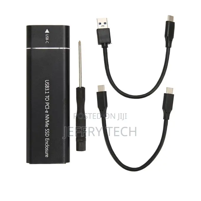 M.2 SSD Enclosure – Usb 3.1/3.0 to M.2 Nvme Sata SSD Adapter Case –