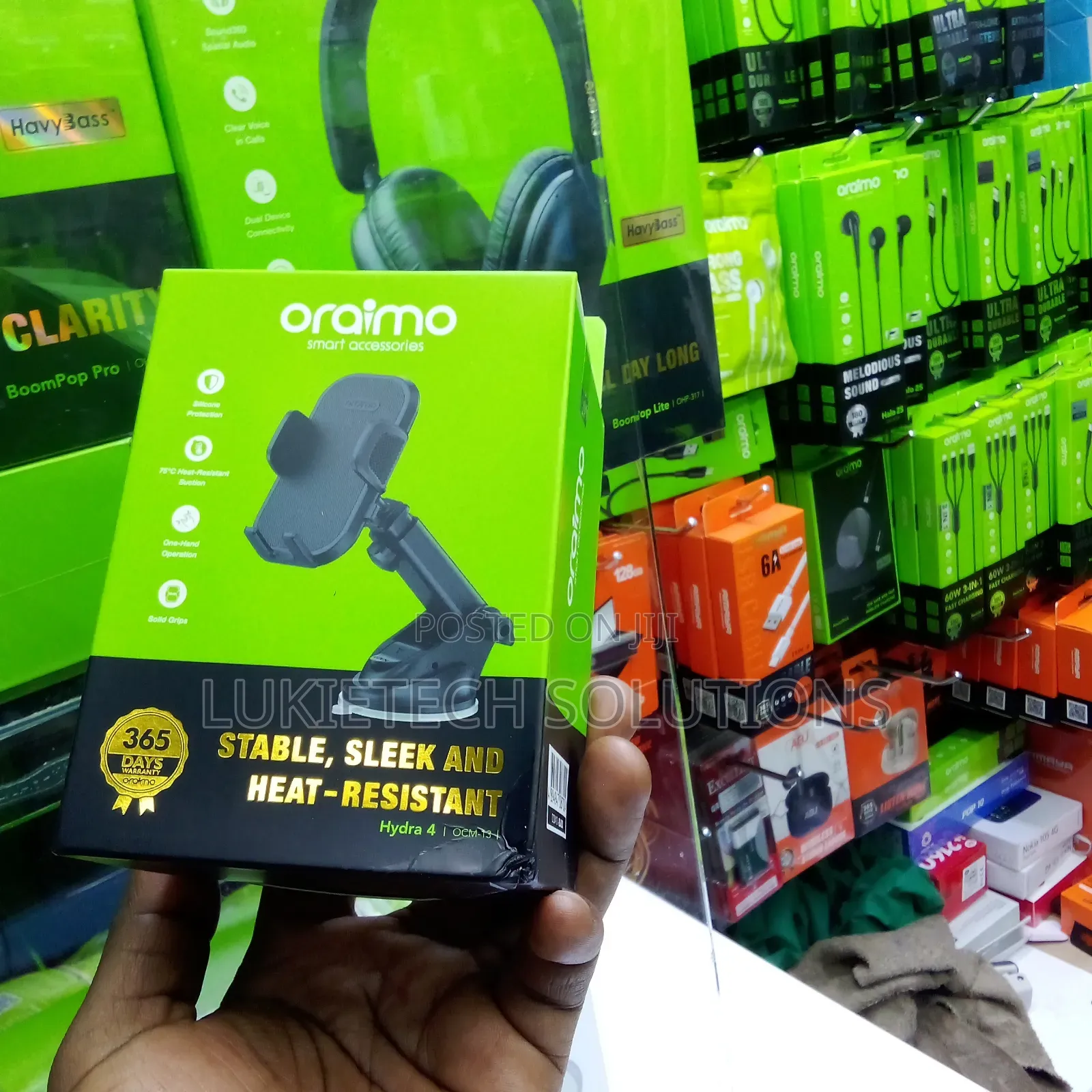 Oraimo Car Phone Holder Hyra 4 Stable and Sleek Holder