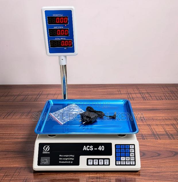 Price Indicator Acs 40 Upto 40kgs Computerized Electronic Weight Scale - main view