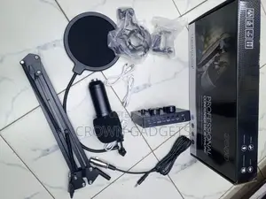 Bm800 Condenser Microphone Kit With Pop Filter and V8