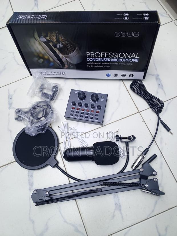 Bm800 V8 Live Streaming Podcast Recording Microphone Set