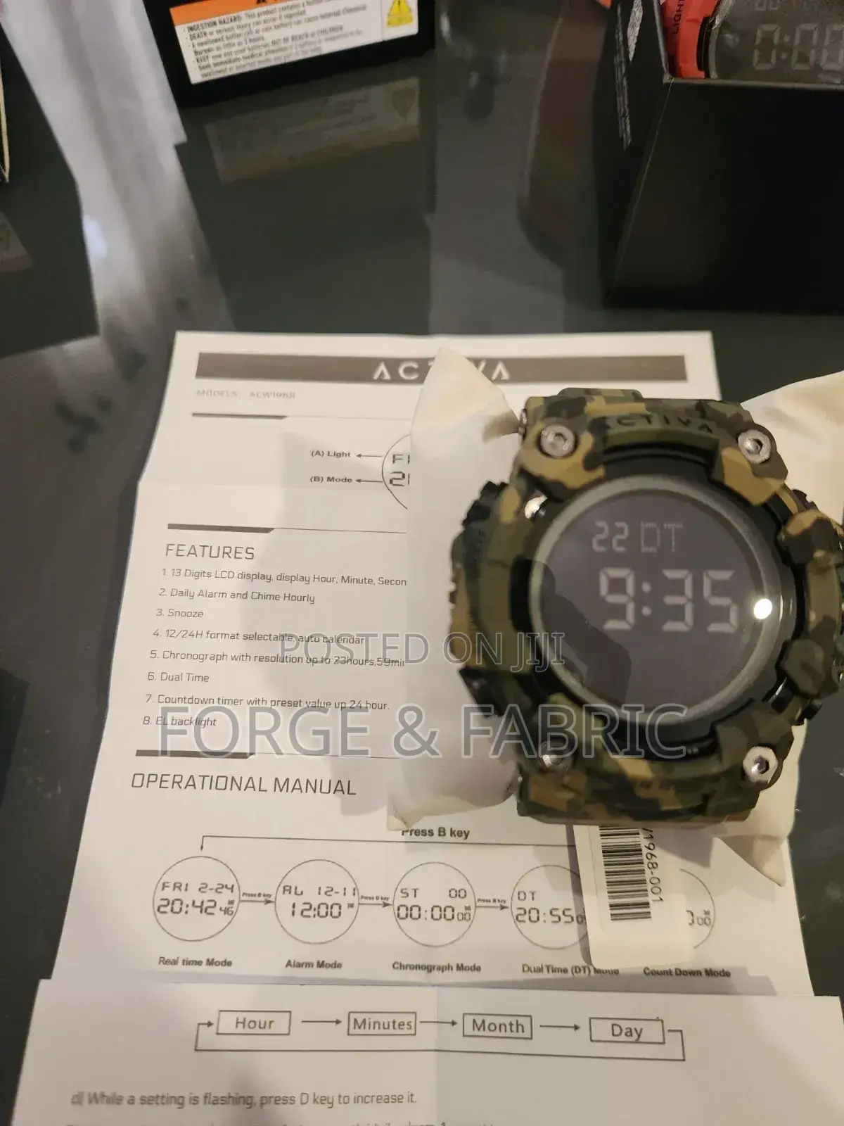 Invicta Black Sport Watch Acw1968-001