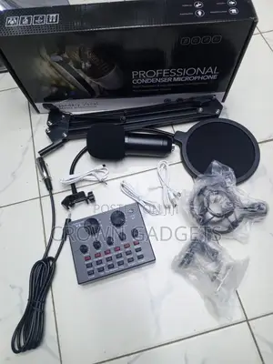 Bm800 Studio Microphone Kit With V8 Sound Card and Stand