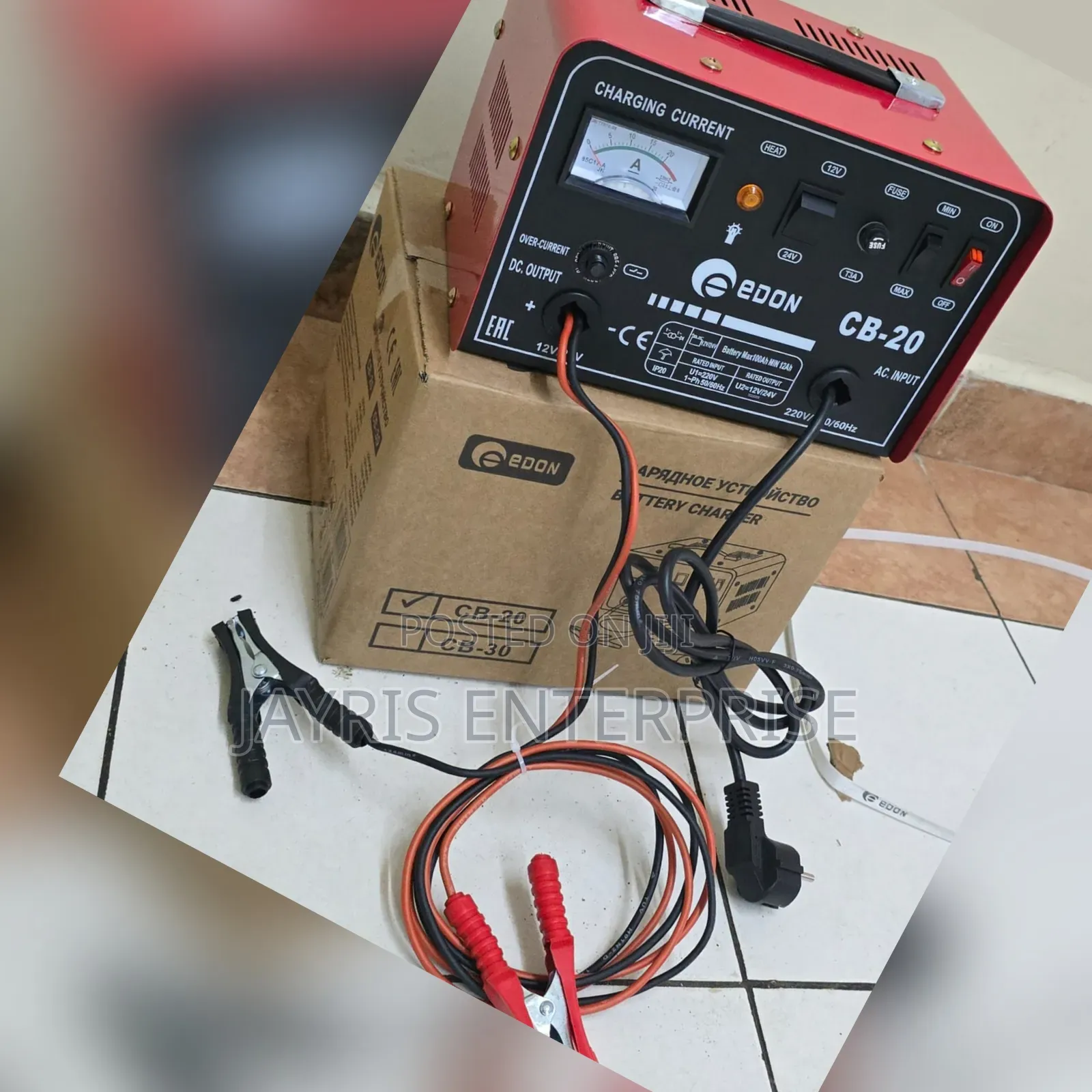 **Edon Electric Battery Charger (12/24)
Range (12ah-100ah)