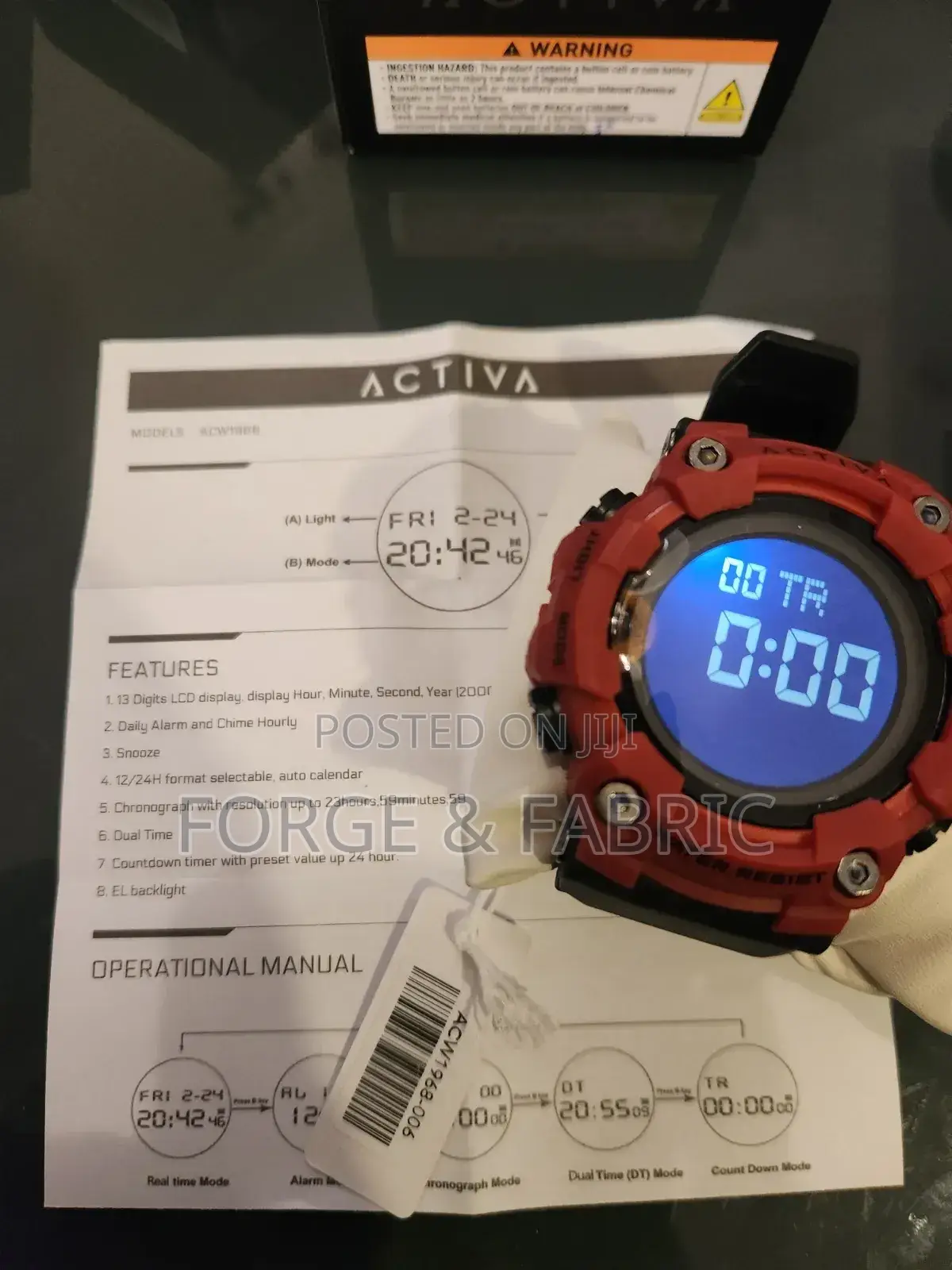 Invicta Black Sport Watch Acw1968-006