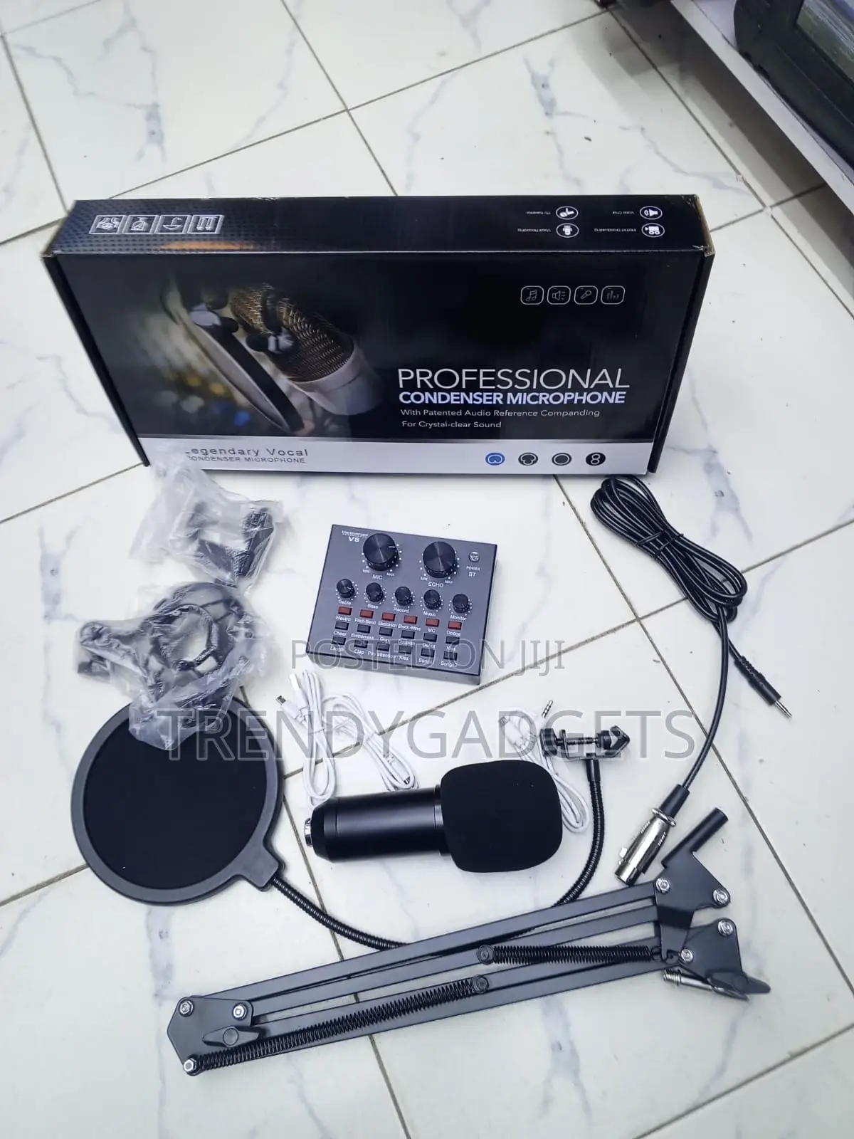 Bm800 Condenser Mic Bundle for Recording Streaming Podcast