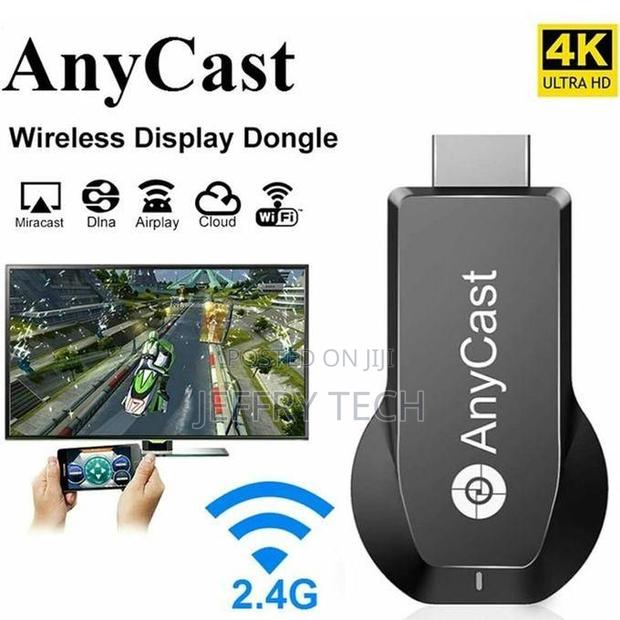 Anycast HDTV Wireless Display Adapter – Screen Mirroring Dongle - Bl