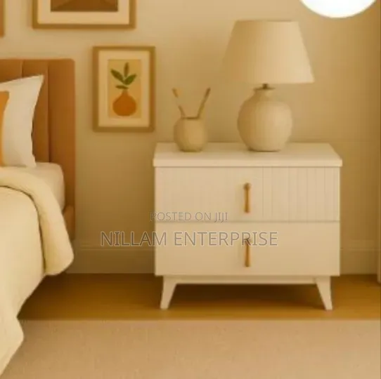 Two Drawer Bedside Table
