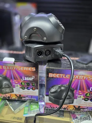 Disco Club Moving Head Light – Boxed With Remote and DMXX Control