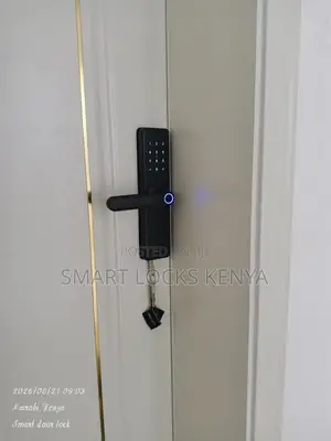 Wi-Fi Smart Door Locks for Wooden Doors Biometric Fingerprint