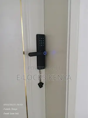 Wi-Fi Smart Door Locks for Wooden Doors Biometric Fingerprint