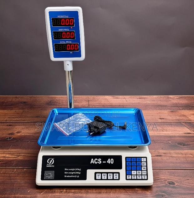 Weight Indicator Acs40 Upto 40kgs Computerized Electronic Weight Scale