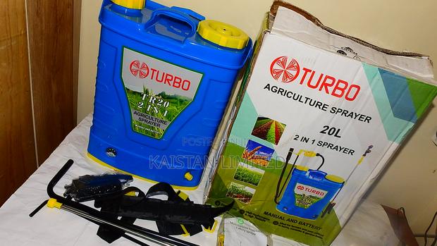 Turbo 20l 2-in-1 Dual Mode Battery Powered Knapsack Sprayer
