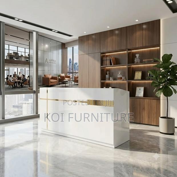 Reception Desk; 1.6 Meters Office Recepotion Desk - thumbnail 2