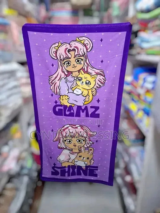 Cartoon Themed Kids Towels
