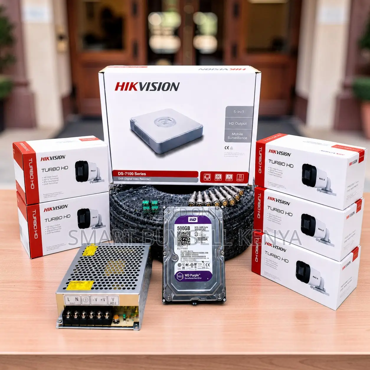 Performance Guaranteed 5 Hikvision 1080p CCTV Cameras Full System Kit