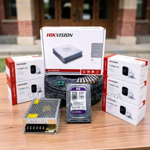 Low Maintenance 5 Hikvision 1080p Hd CCTV Cameras Complete System Kit