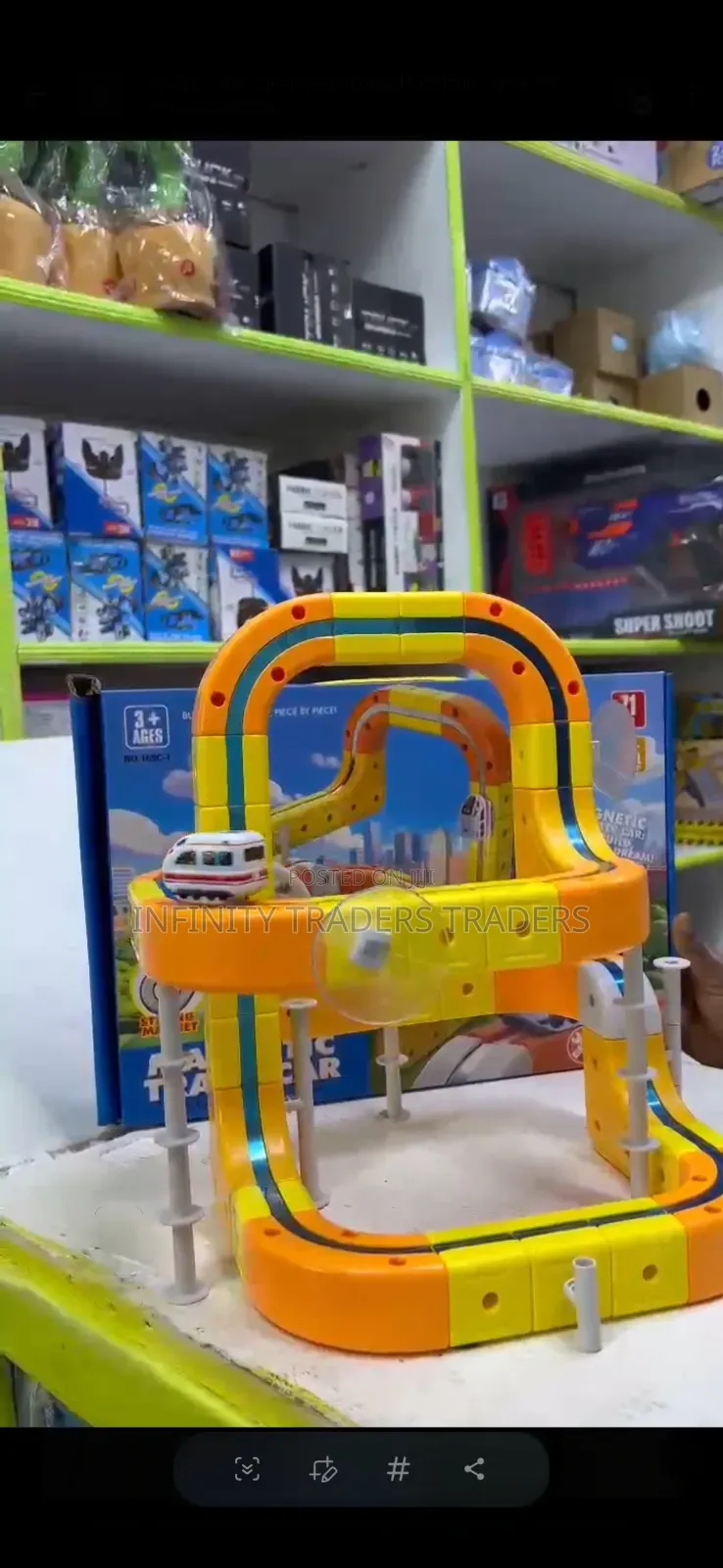 Kids Magnetic Car Track