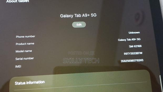 Samsung Galaxy Tab A9+ 128 GB Black - thumbnail 3