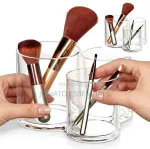Acrylic Makeup Brush Organizer and Cosmetic Holder