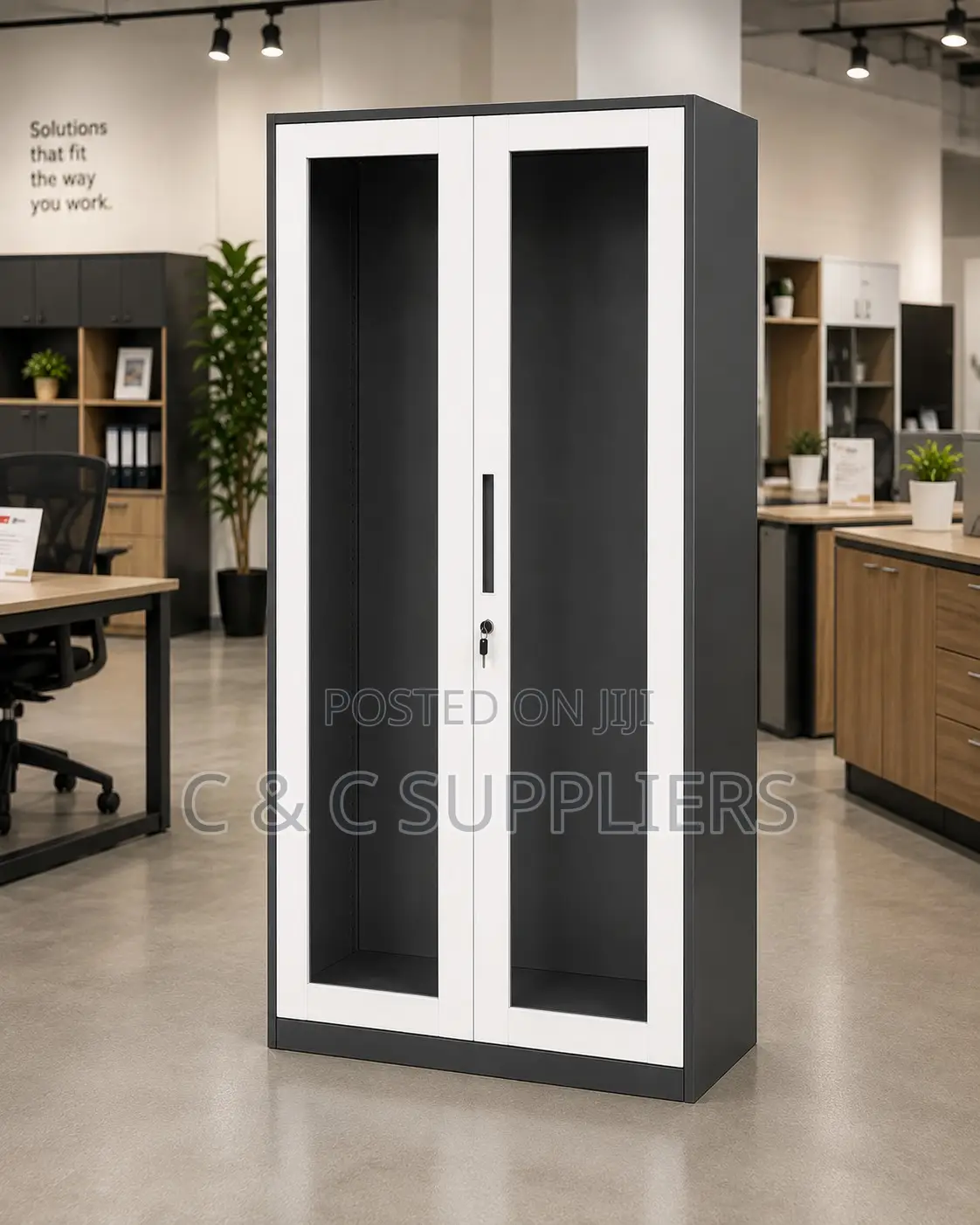 2-Door Modern Storage Unit