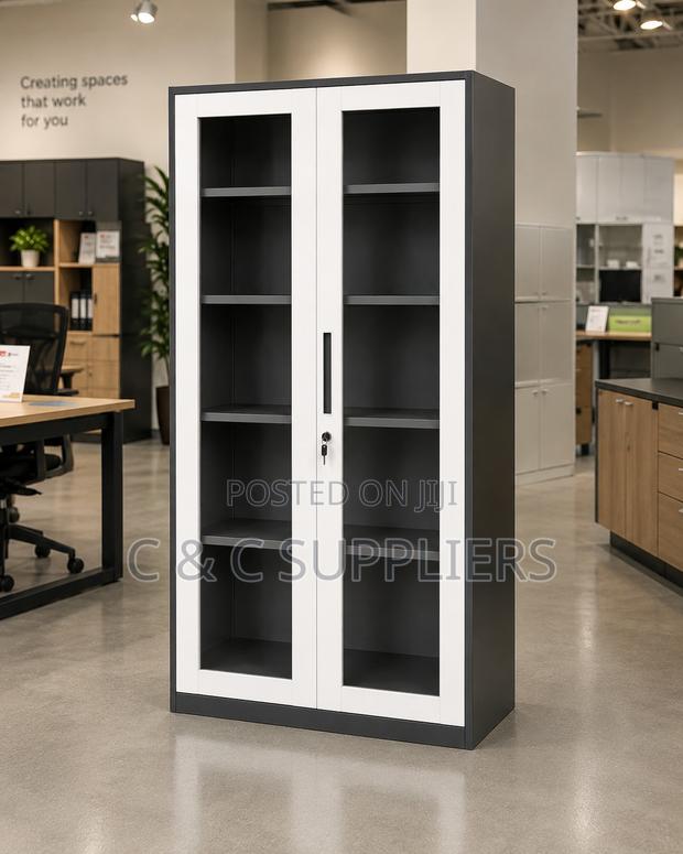 2-Door Modern Storage Unit - thumbnail 4