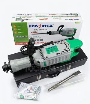 Powertex 1800w Professional Demolition Hammer Machine.