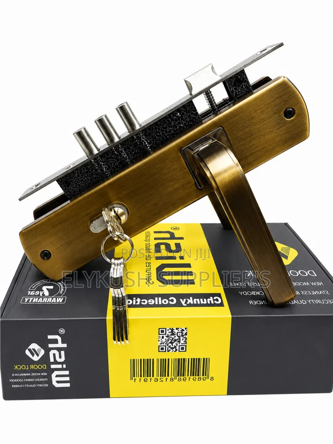 Heavy-Duty 3-Bolt Mortise Locking System