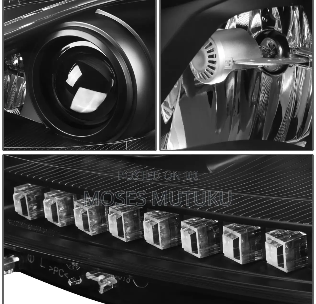 Mercedes Benz W204 2013 Smoke Headlights