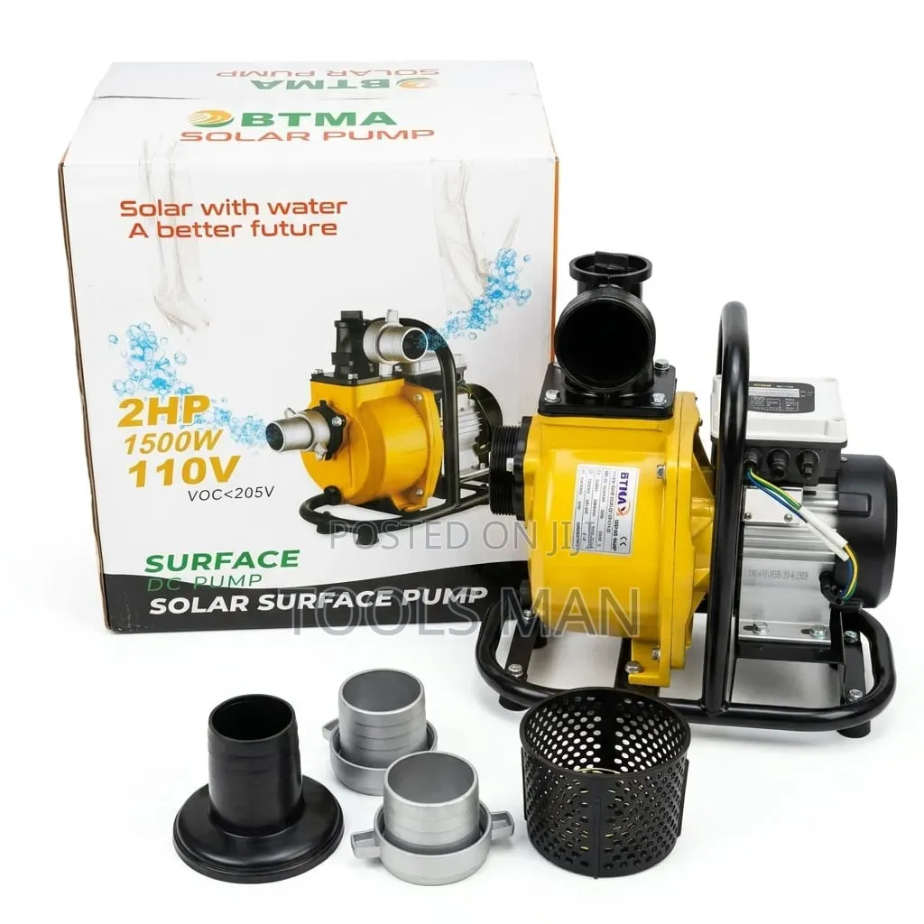 Btma 2hp Solar Surface Pump 1500w Dc Water Pump.