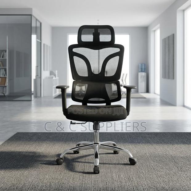 Orthopedic High Back Mesh Task Chair. - thumbnail 3