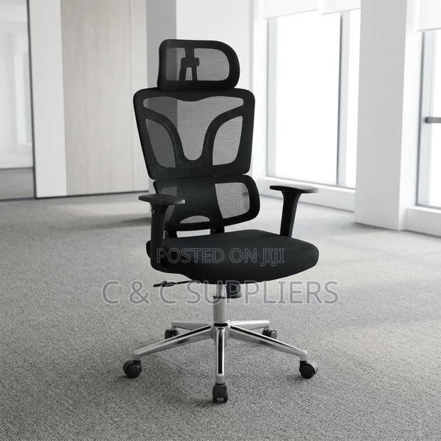 Orthopedic High Back Mesh Task Chair. - thumbnail 5