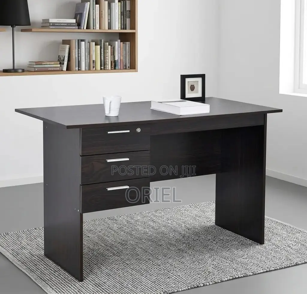 Office Desk : 90cm Black Office Study Desk.