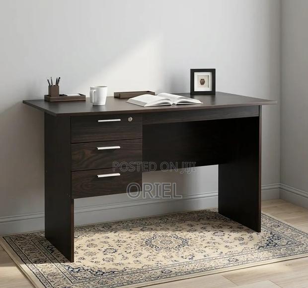 Office Desk : 90cm Black Office Study Desk. - thumbnail 5