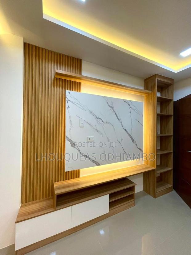 Luxury Fluted Wall Panel Tv Console - thumbnail 8