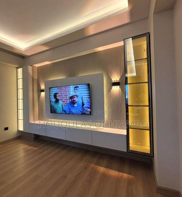 Luxury Fluted Wall Panel Tv Console - thumbnail 10