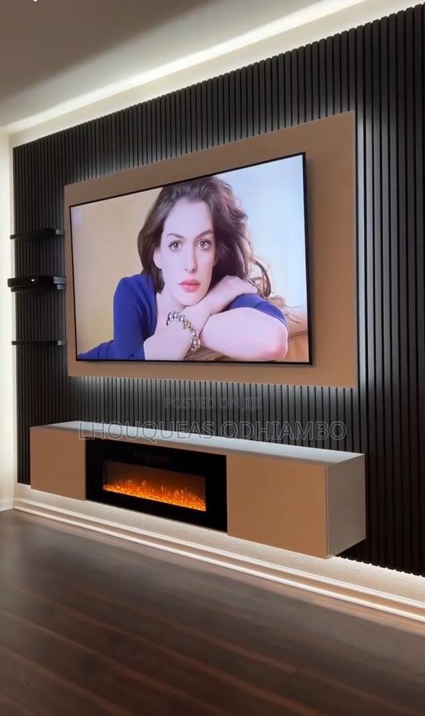 Luxury Fluted Wall Panel Tv Console - thumbnail 9