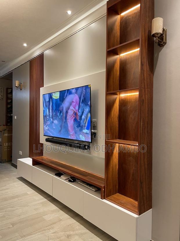 Luxury Fluted Wall Panel Tv Console - thumbnail 7