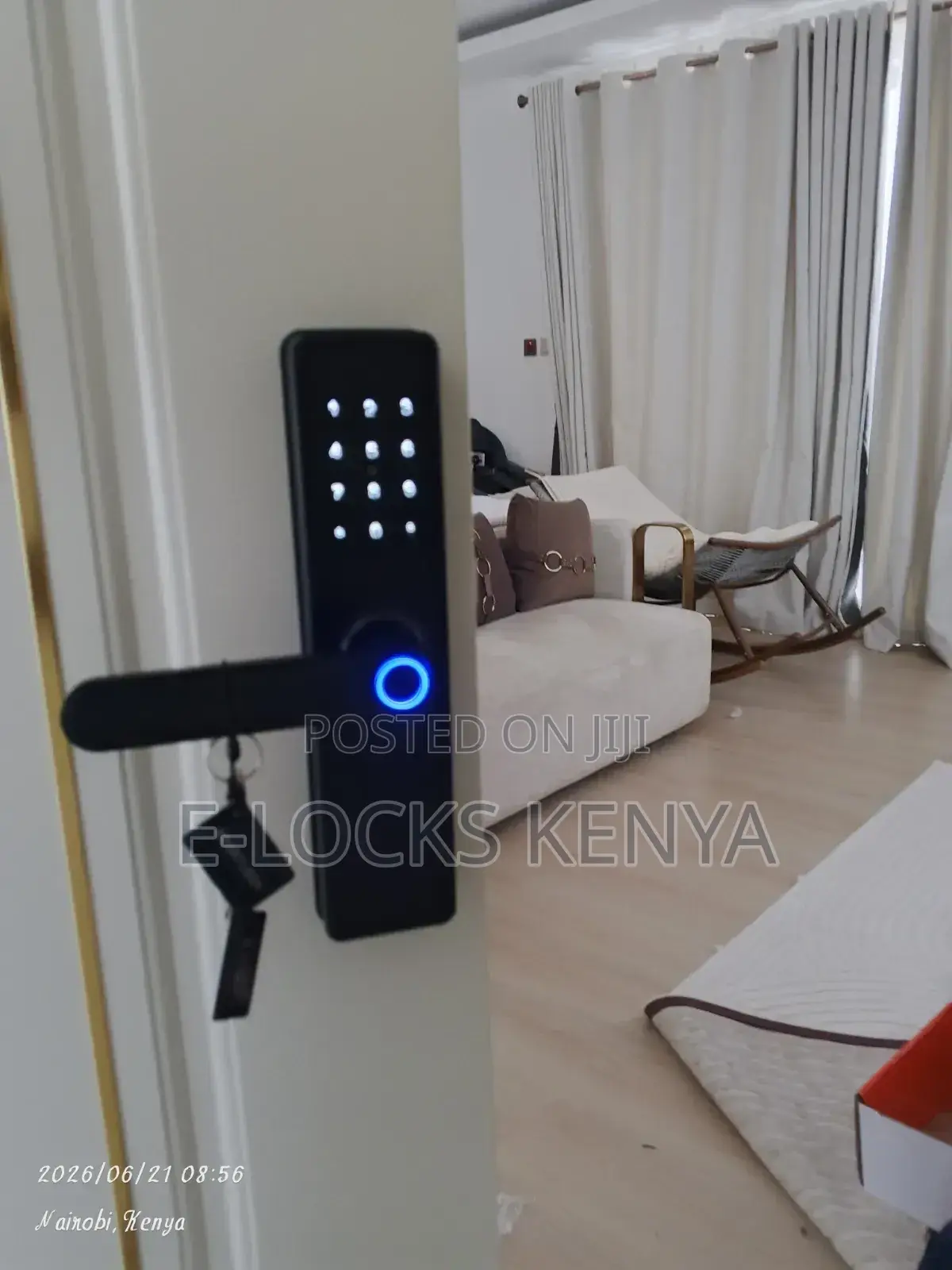 Smart Lock Smart Door Locks 5 Unlocking Ways Password Fingerprint Card