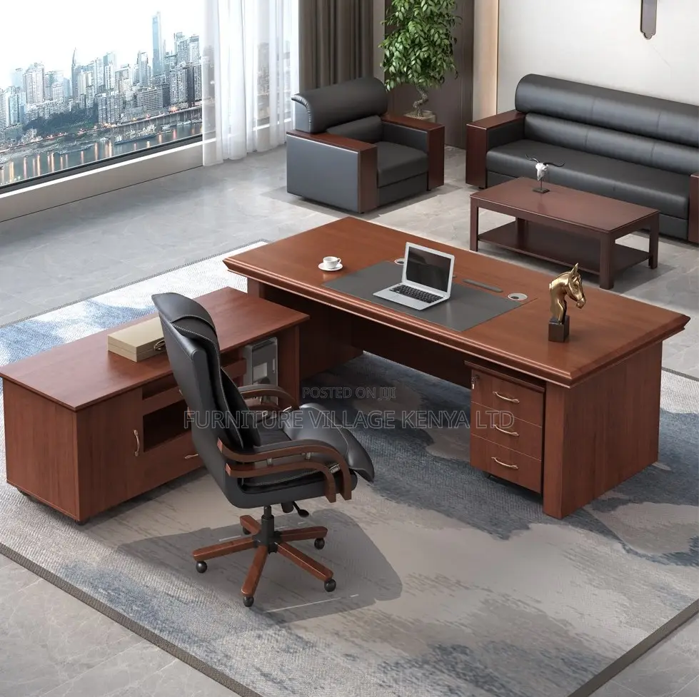 180cm Executive L-Shaped Office Desk